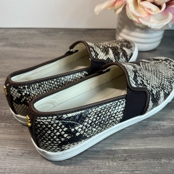 Lauren Ralph Lauren Jinny Snakeskin Slip On Sneakers size 10 IMMACULATE - Picture 4 of 10